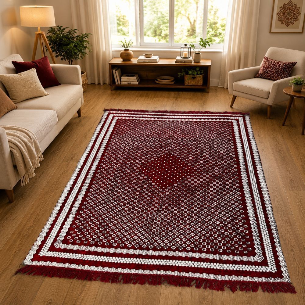 5 ft X 7 ft Chenille, Velvet Carpet-image-12
