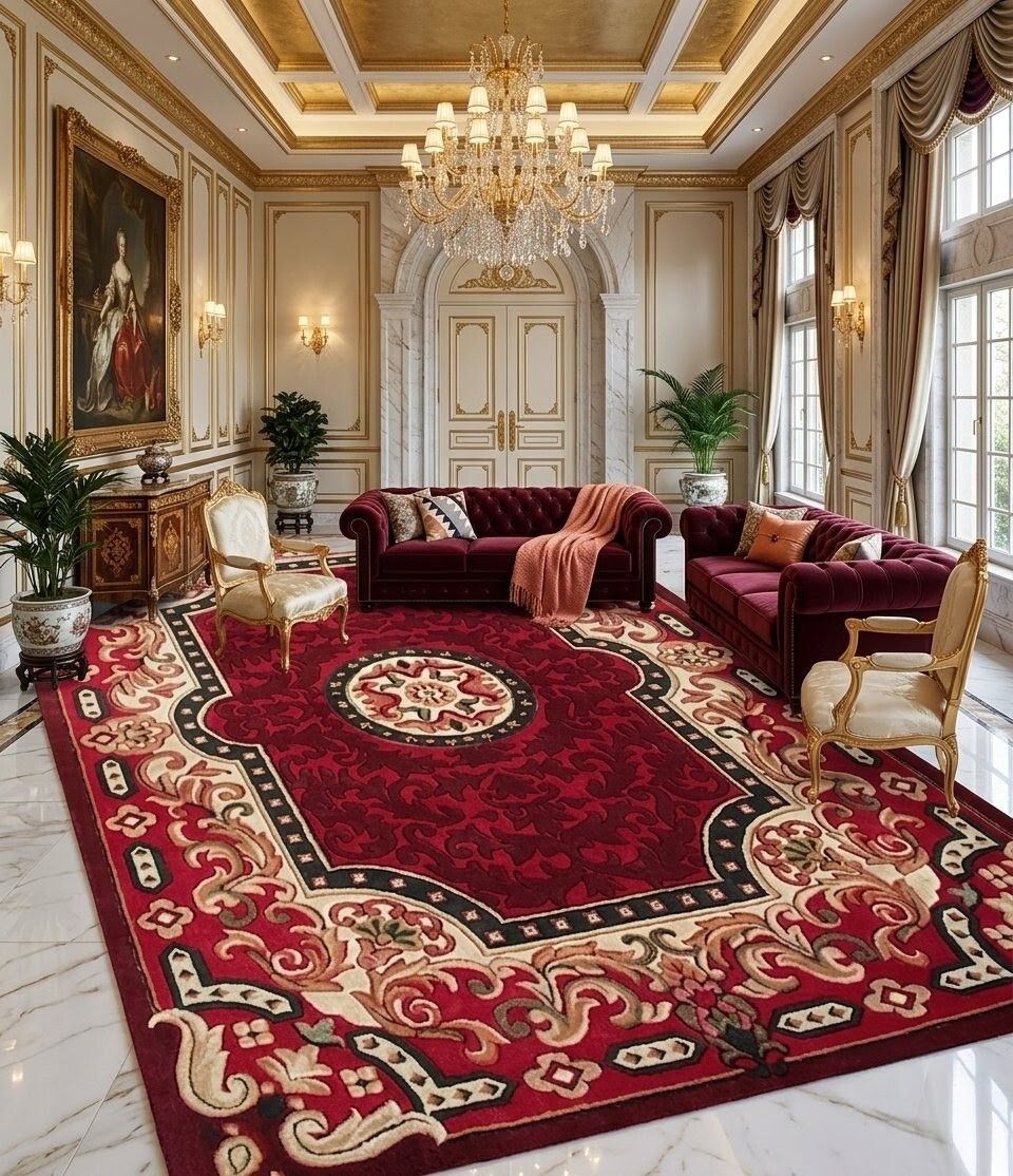 bright carpet industries 5 ft X 7 ft Acrylic Carpet-picture-26