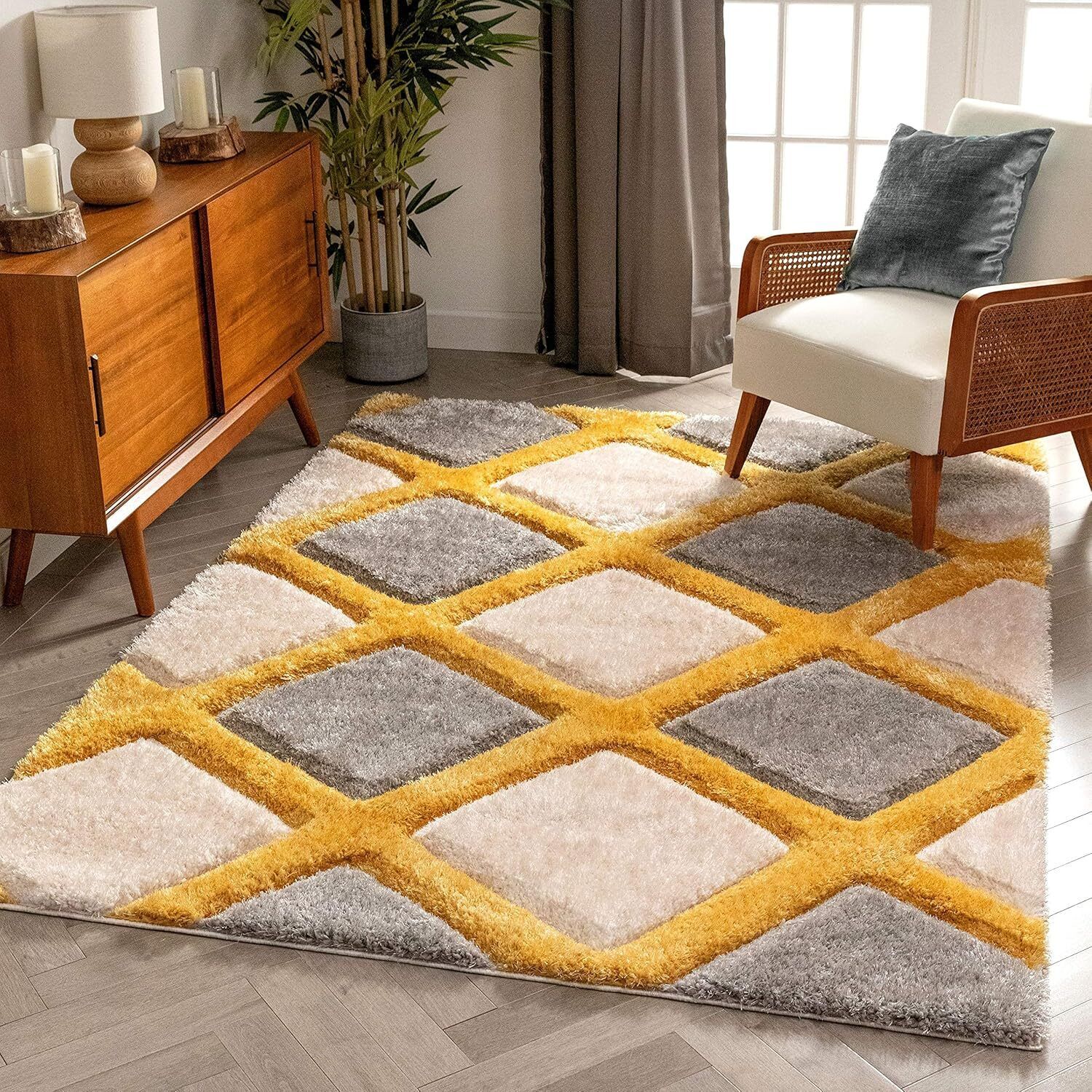 zaidcarpet 4 ft X 6 ft Polyester Carpet-picture-25