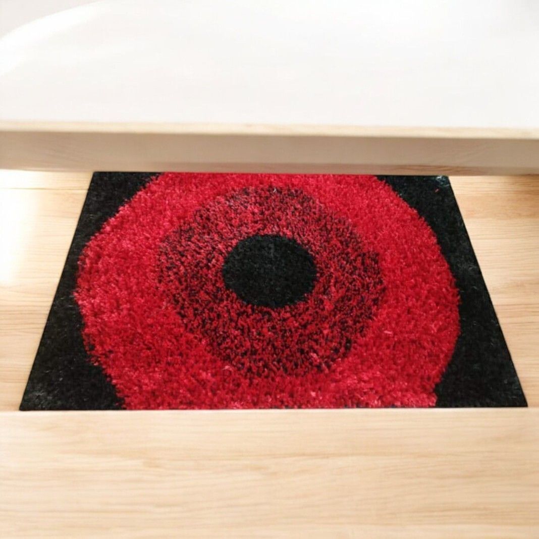 unfold happiness 16 cm X 24 cm Cotton Carpet-picture-31