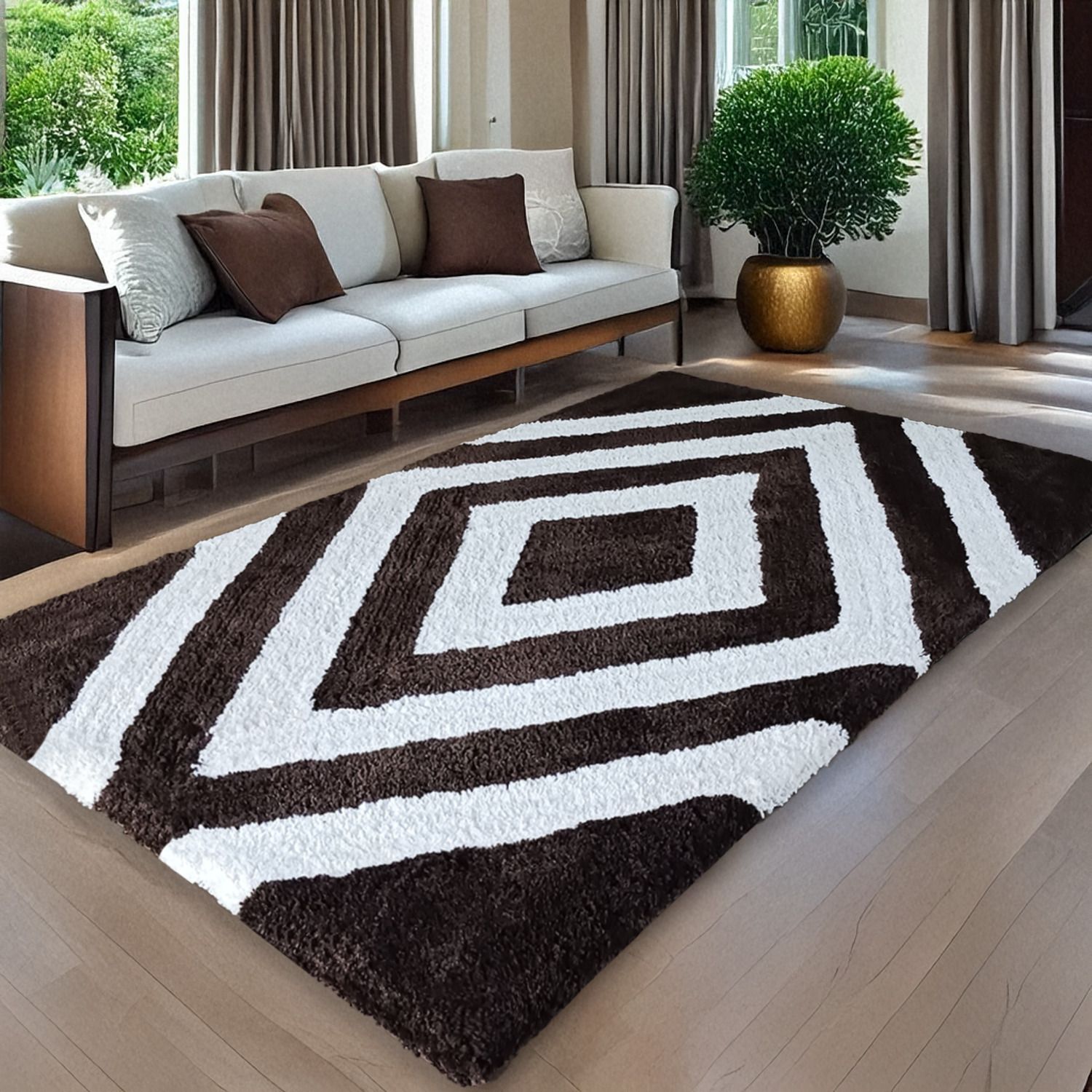150 cm X 210 cm Cotton Carpet-image-49