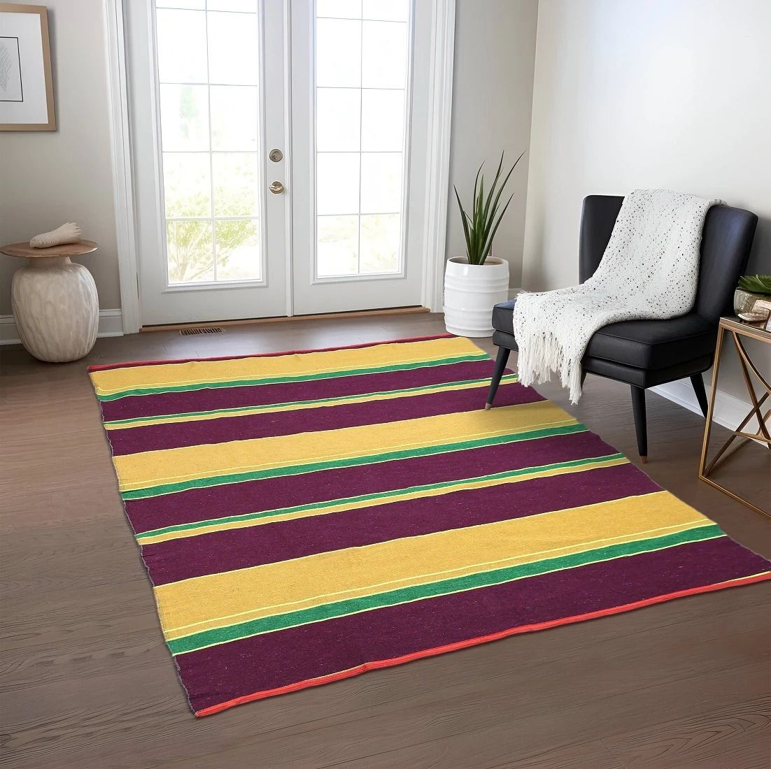 the fresh livery 170 cm X 250 Cotton Carpet-picture-10