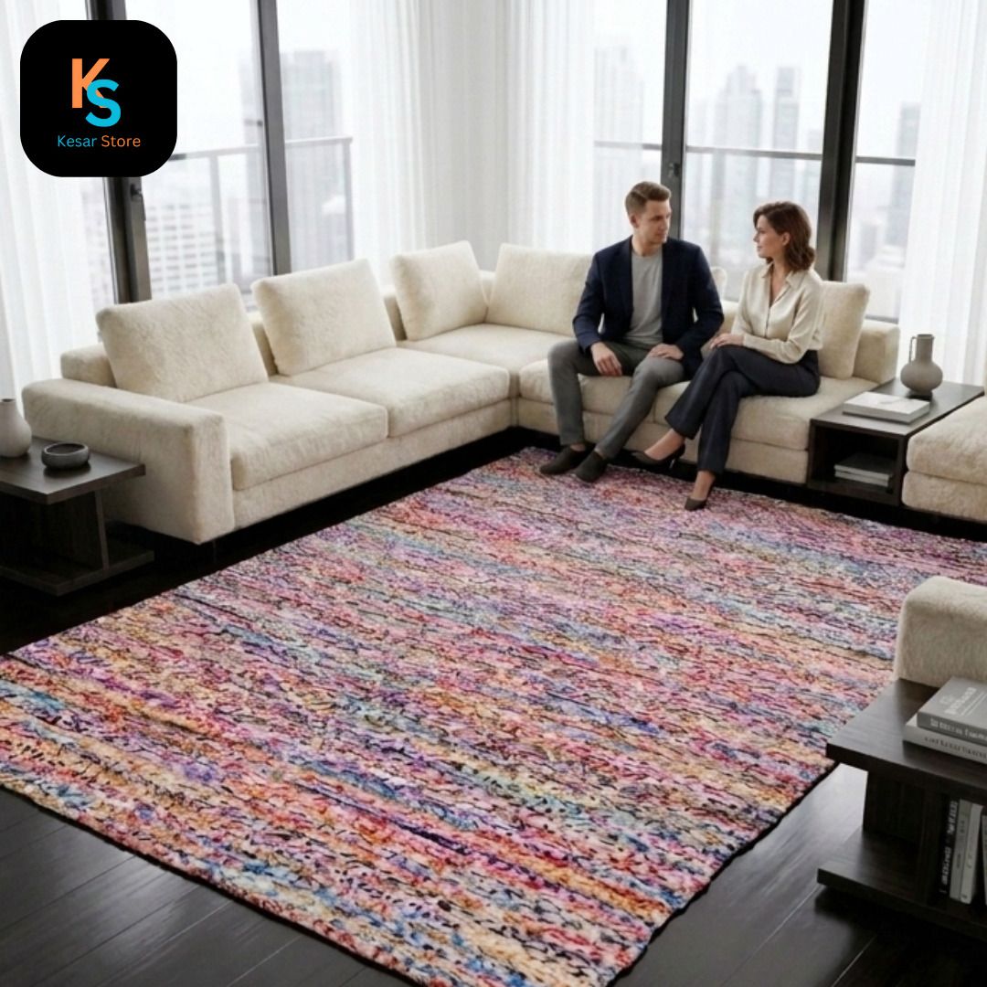 kesar store 111 cm X 193 cm Acrylic Dhurrie-picture-23