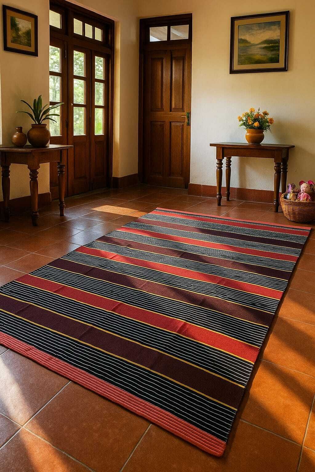 sgstextiles 125 cm X 210 Cotton Dhurrie-picture-13