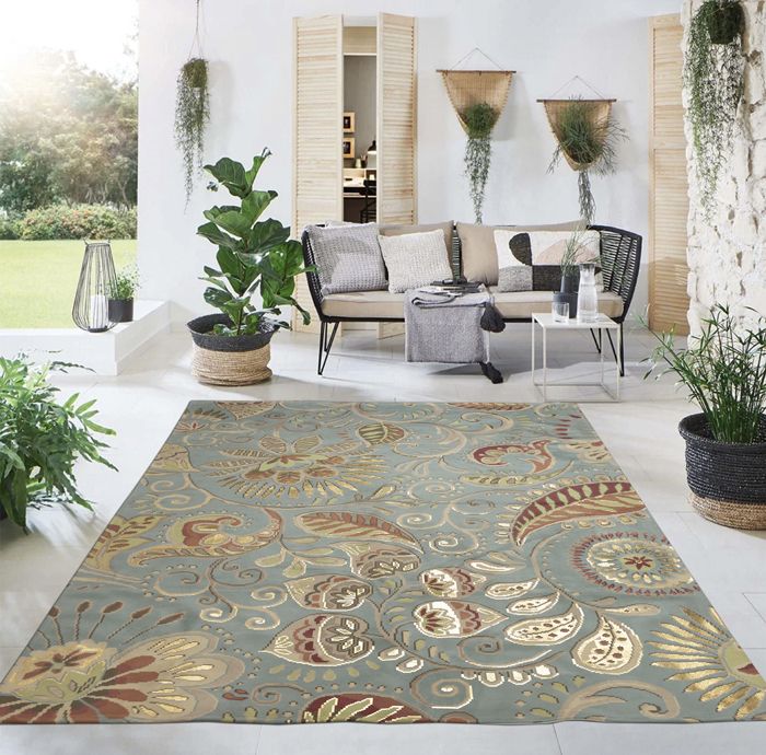 orbis 4 ft X 6 ft Chenille Carpet-picture-4
