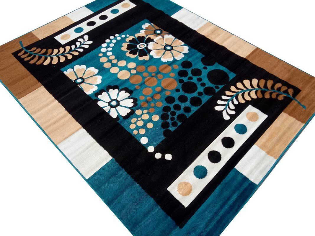 bhcarpet Blue, Green Acrylic Carpet-picture-12