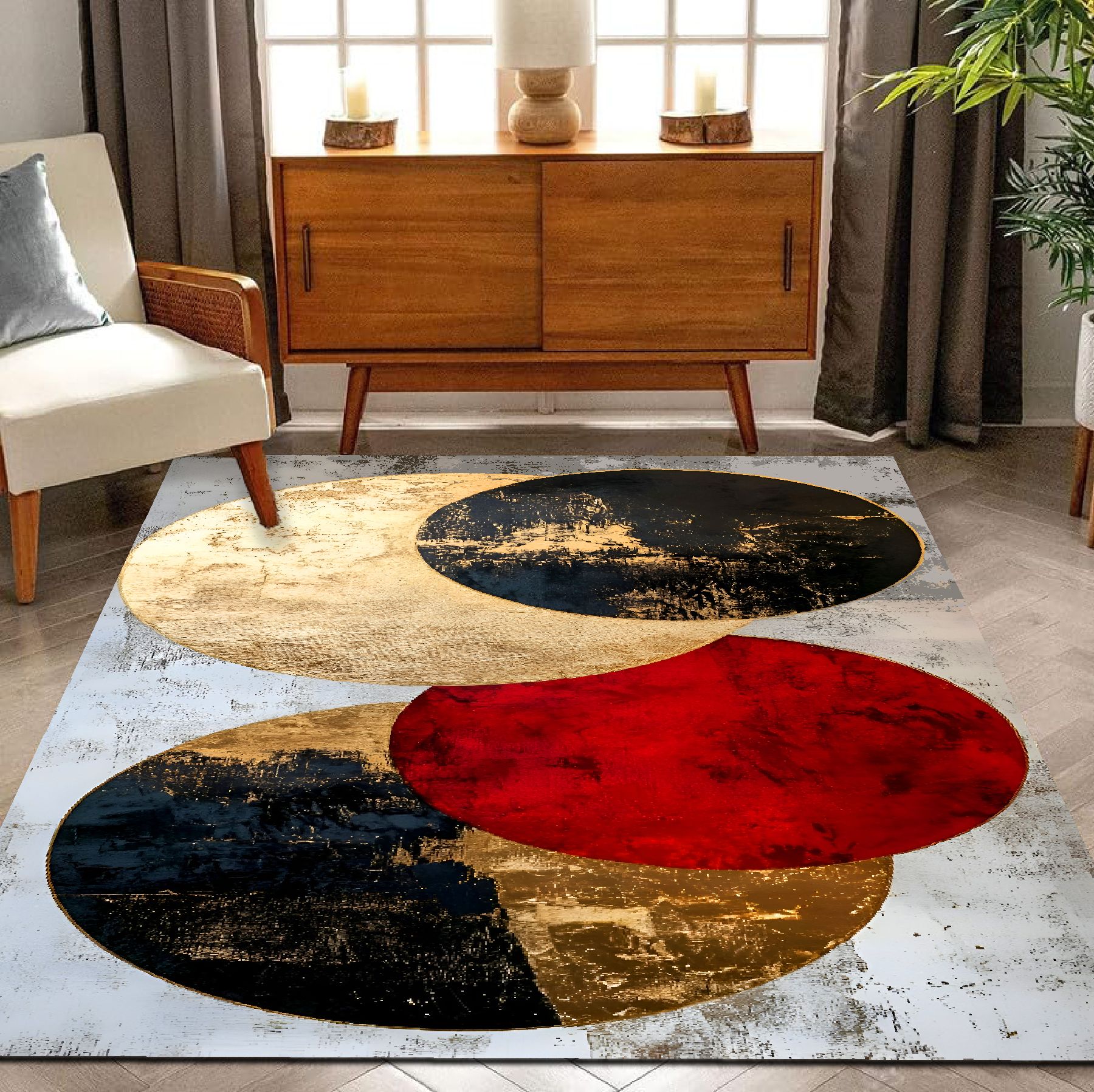flipkart smartbuy 5 ft X 7 ft Velvet Carpet-picture-44