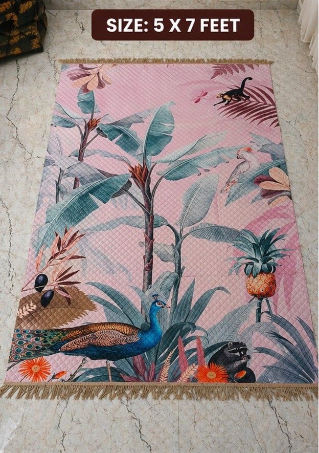 152 cm X 214 Polyester Carpet-image-46
