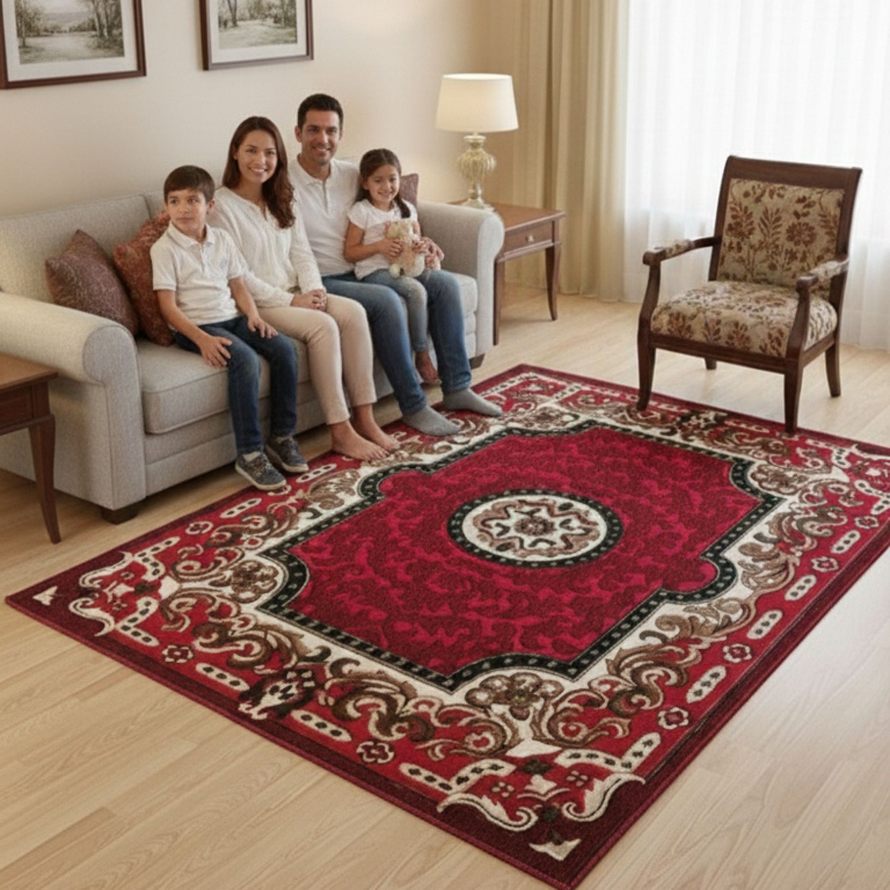 shahzadicarpet 6 ft X 8 ft Acrylic Carpet-picture-10