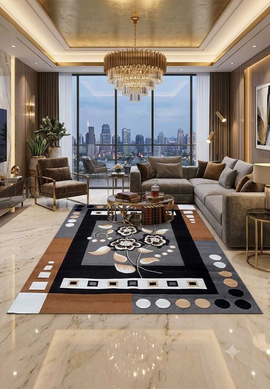 hamzacarpet 5 ft X 7 ft Acrylic Carpet-picture-36