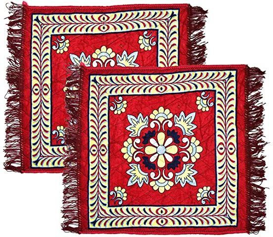 sampraya creations Red Jute Area Rug-picture-13