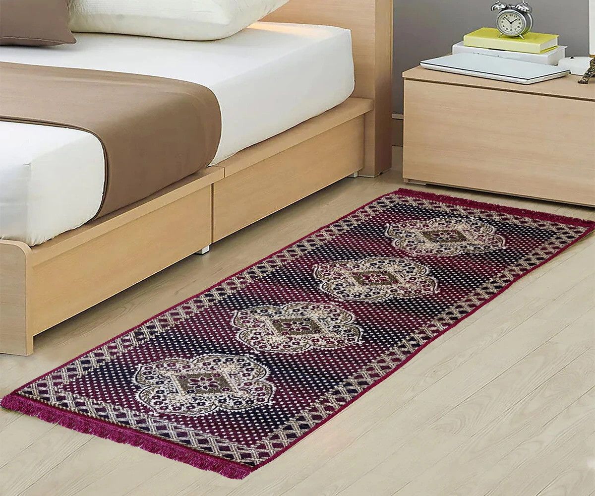 raas Maroon, Black Acrylic Runner-picture-28