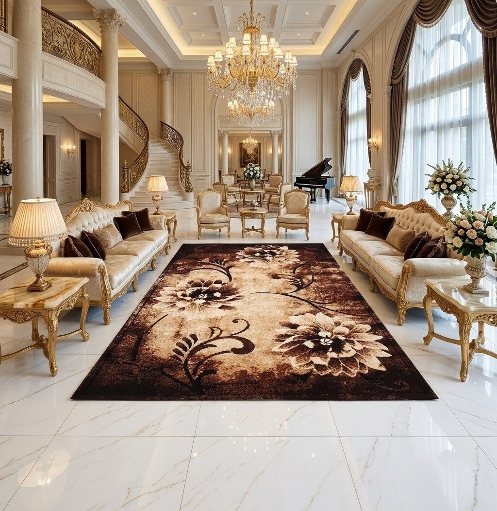 bright carpet industries 5 ft X 7 ft Acrylic Carpet-picture-15