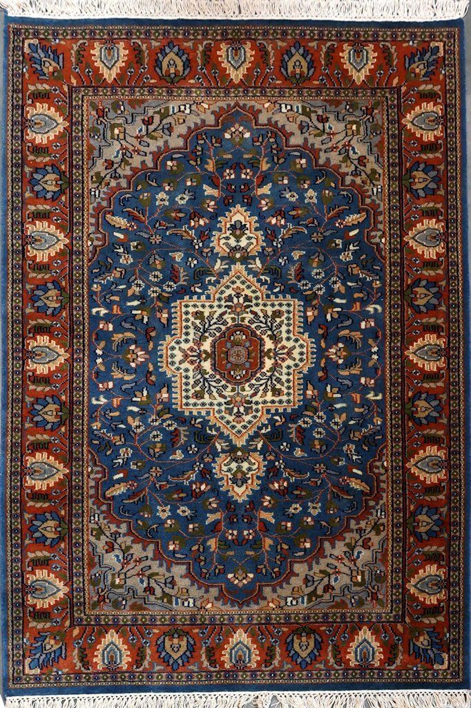 navratan carpets 4 ft X 6 ft Wool, Cotton Carpet-picture-28
