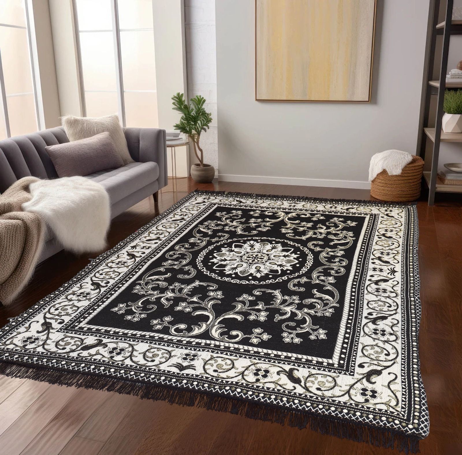 Brown Cotton Carpet-image-32
