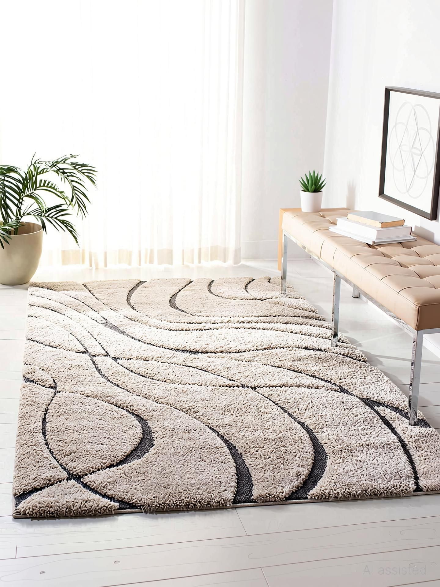 rugstudio 4 ft X 6 ft Polyester Carpet-picture-41