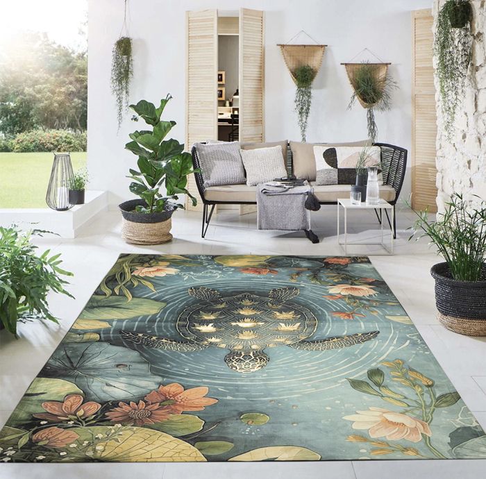 orbis 5 ft X 7 ft Chenille Carpet-picture-0