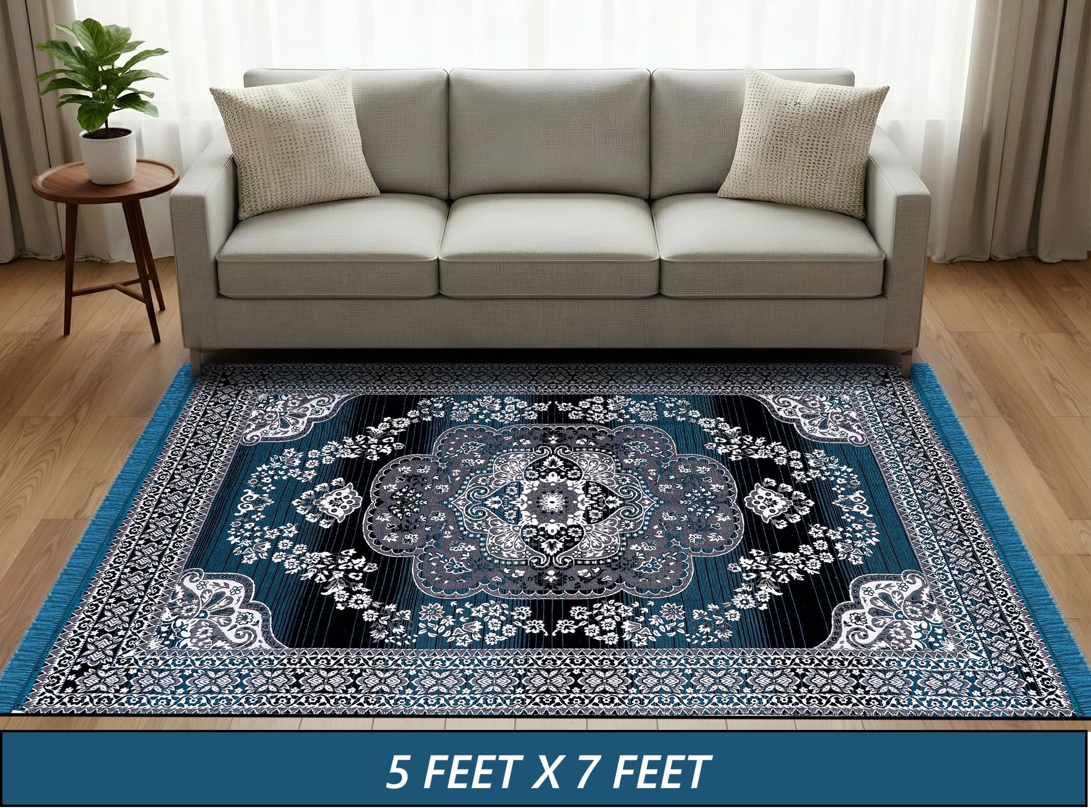 nendle 137 cm X 203 Acrylic Carpet-picture-24