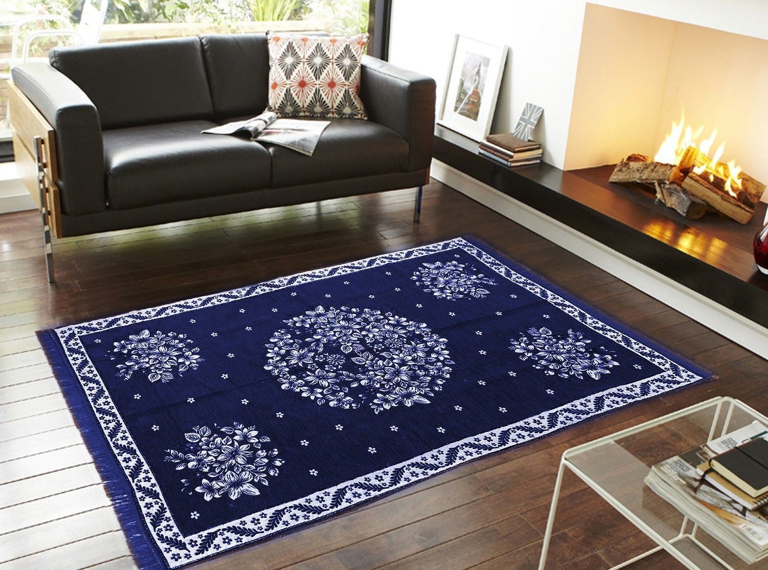 flipkart smartbuy 5 ft X 7 ft Polyester Carpet-picture-24