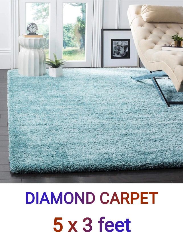 diamondcarpet 5 ft X 3 ft Polyester Carpet-picture-47
