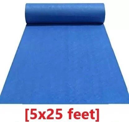Blue Synthetic Carpet