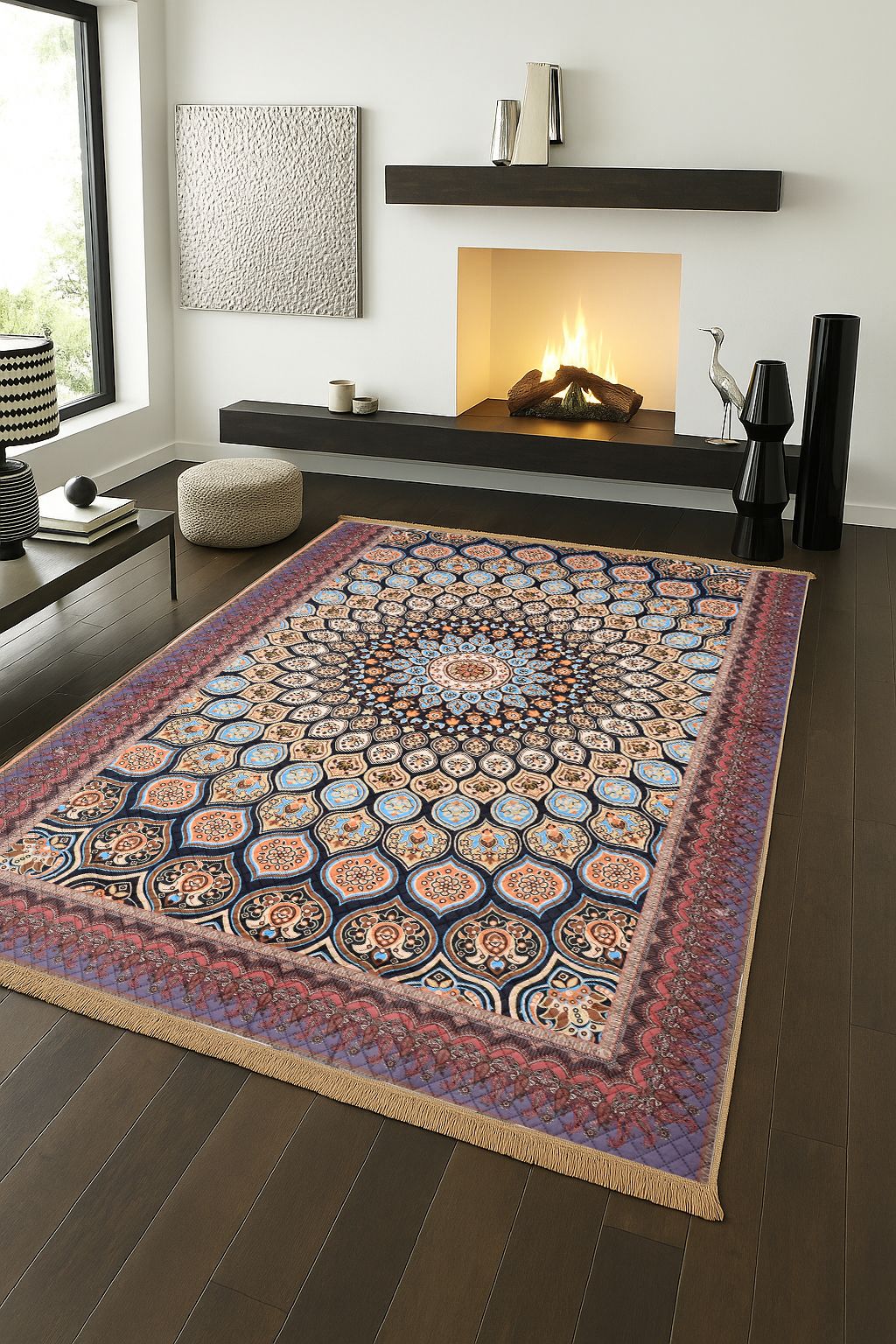 flipkart smartbuy Multicolor Polyester Carpet-picture-31