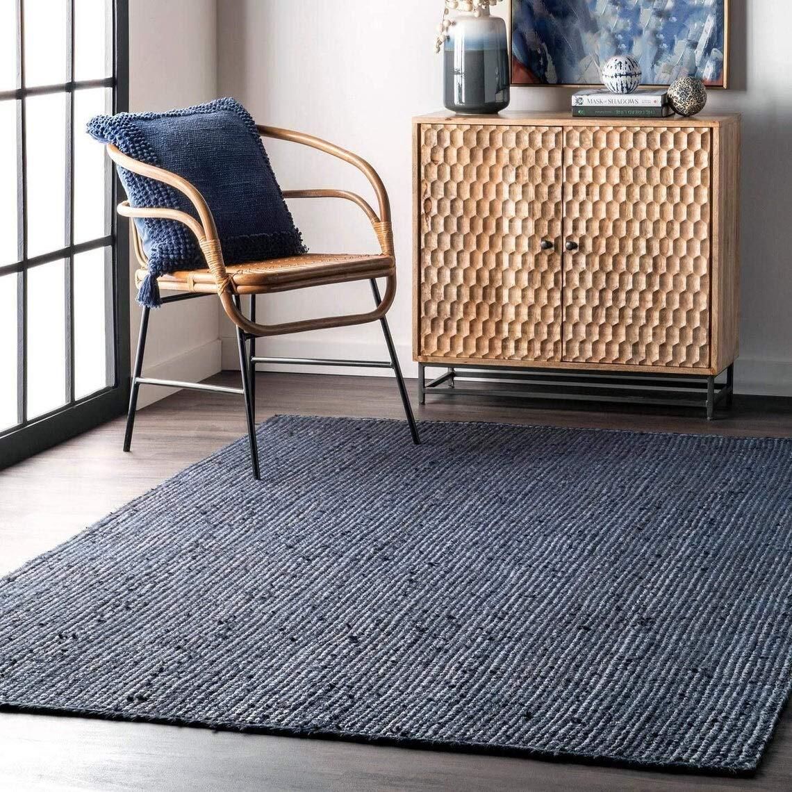 habereindia 244 cm X 152 cm Jute Area Rug-picture-20
