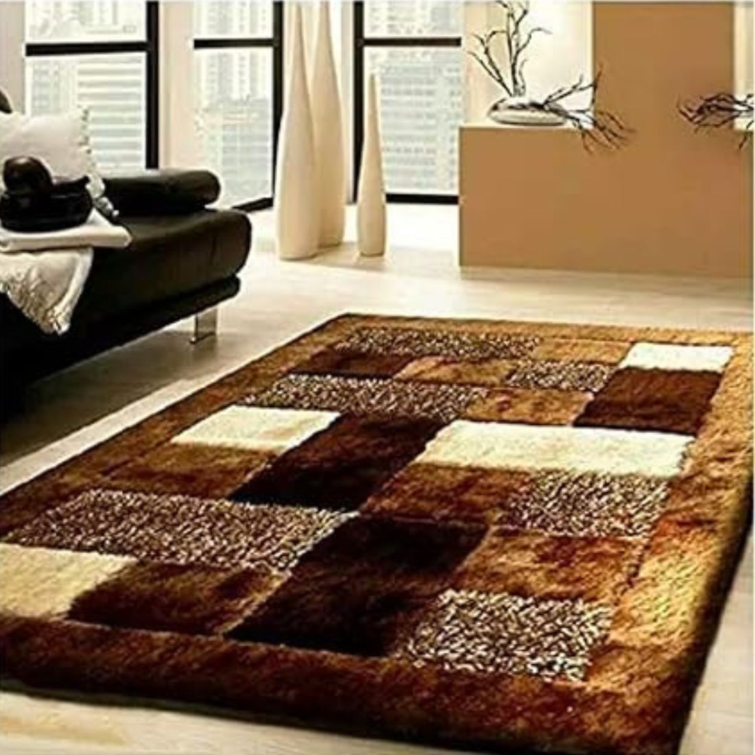shopgallery Brown Polyester Runner-picture-18