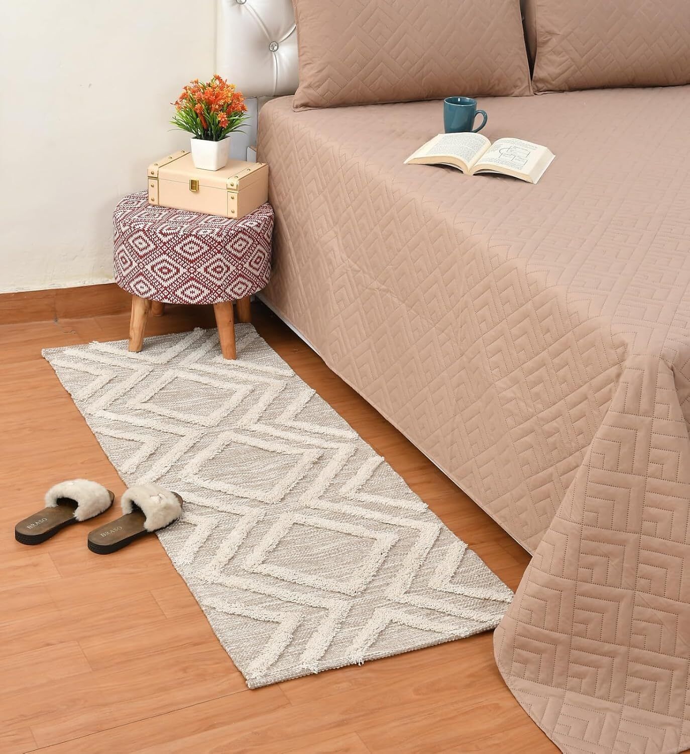 Beige Cotton Runner-image-47