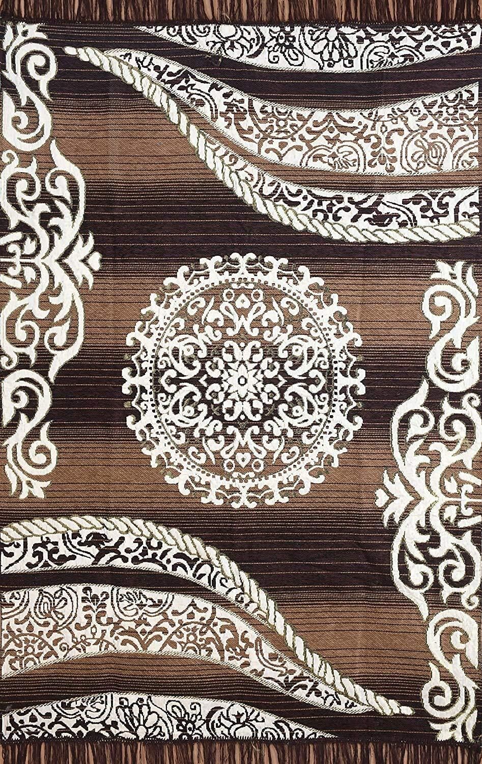 ak decor 5 ft X 7 ft Velvet Carpet-picture-25