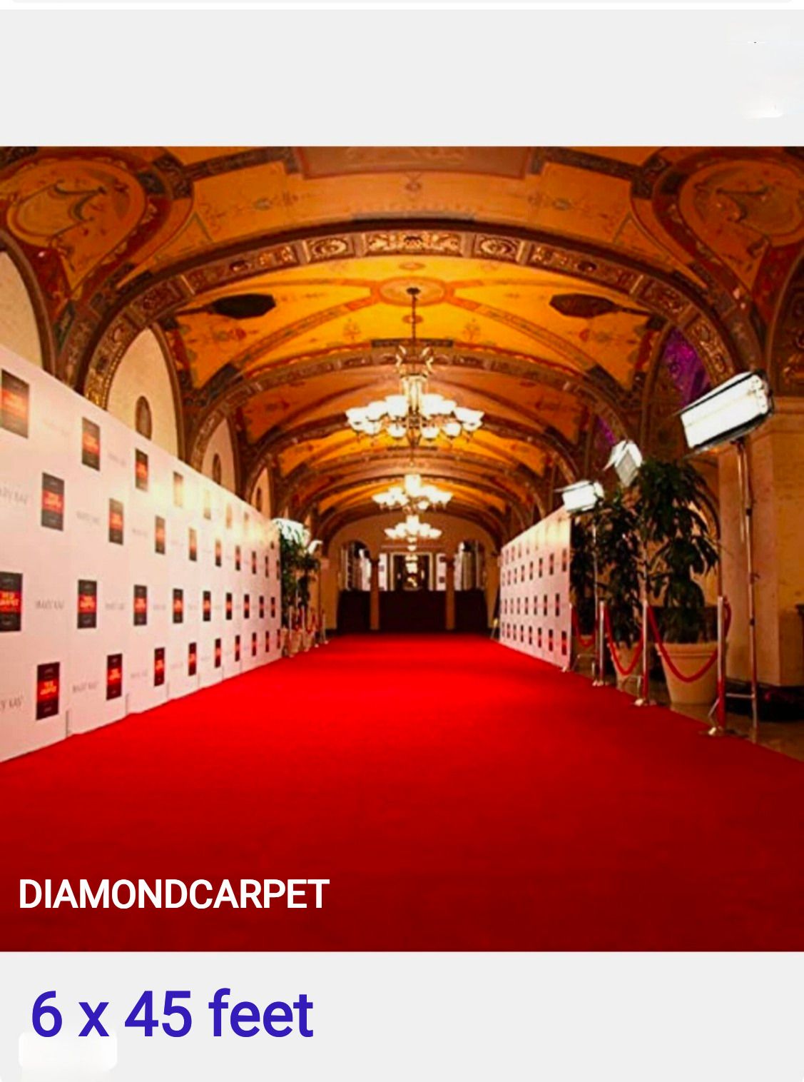 diamondcarpet 6 ft X 45 ft Acrylic Carpet-picture-36