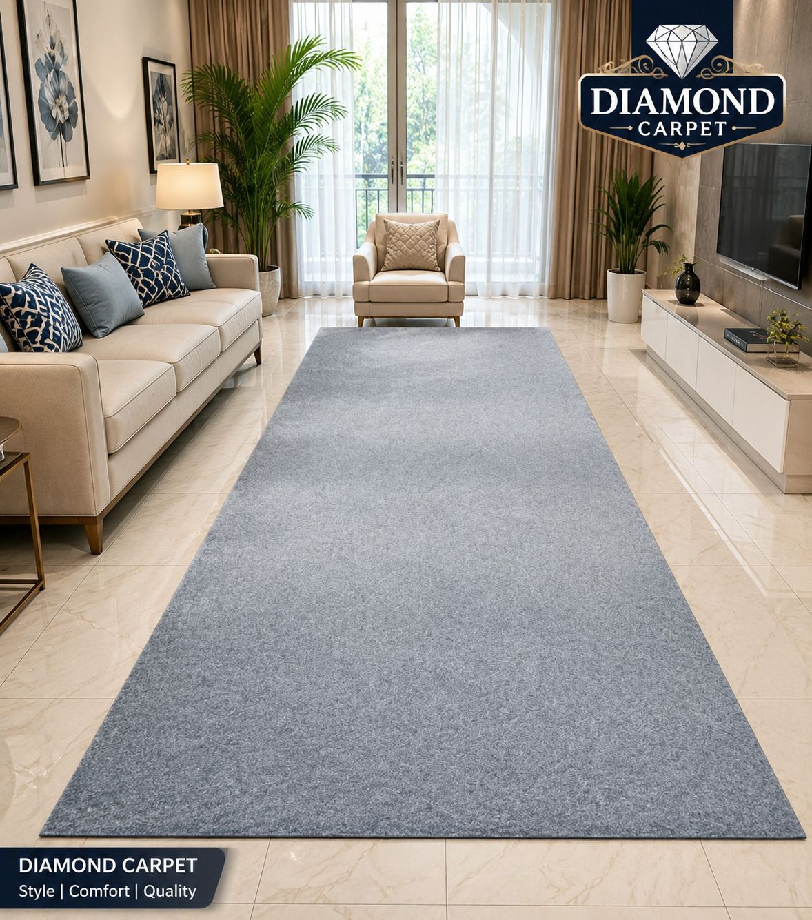 diamondcarpet 5 ft X 8 ft Acrylic Carpet-picture-19