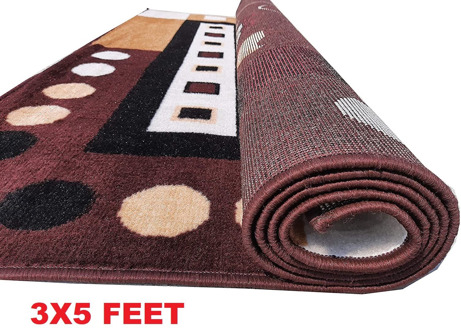 kaynat carpet Brown, White Acrylic Carpet-picture-22