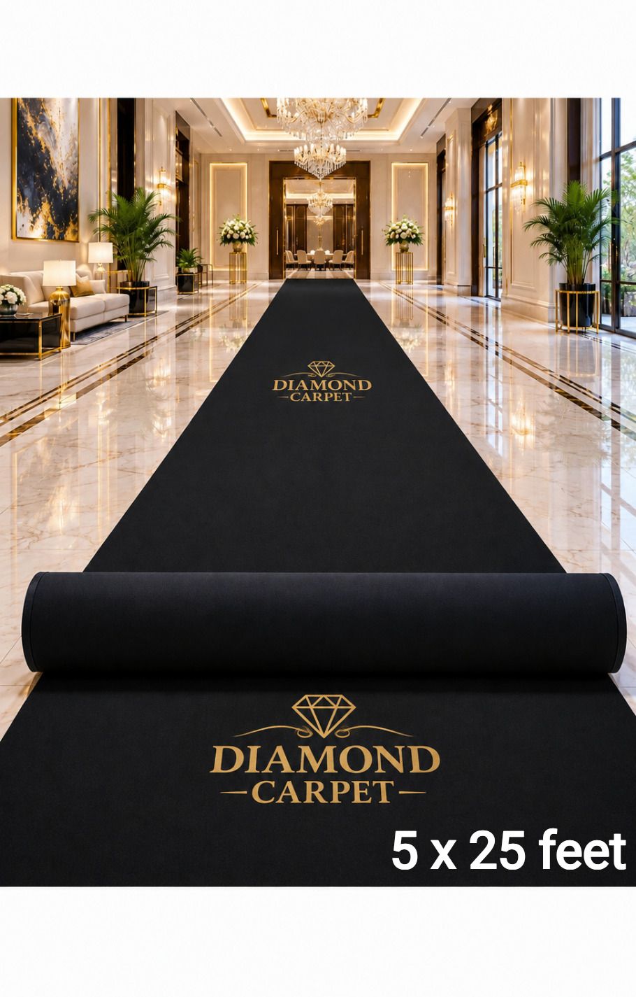 diamondcarpet 5 ft X 25 ft Acrylic Carpet-picture-38