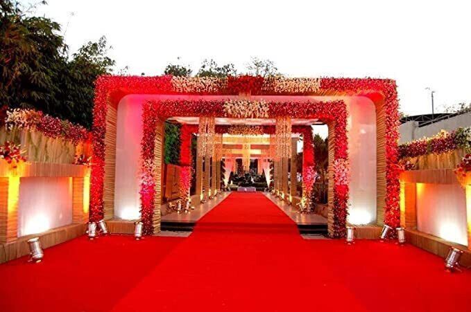 Red Acrylic Carpet