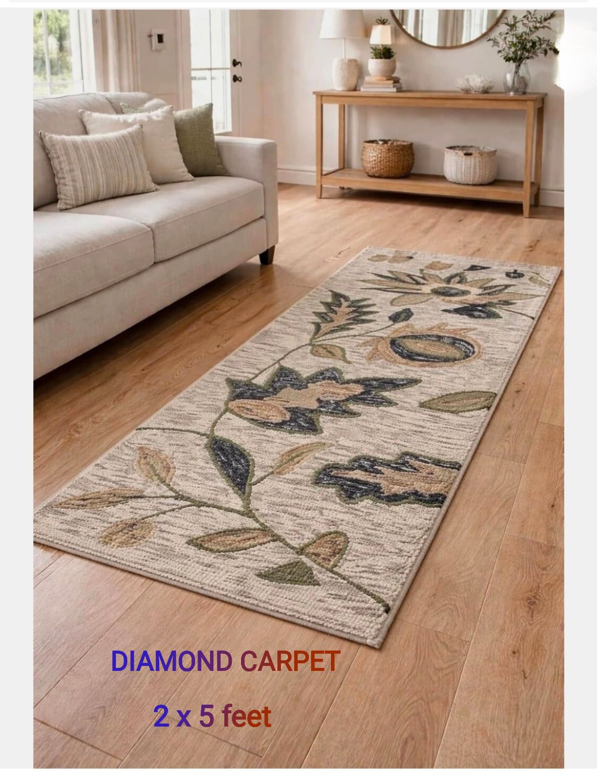 diamondcarpet 2 ft X 5 ft Wool Carpet-picture-24