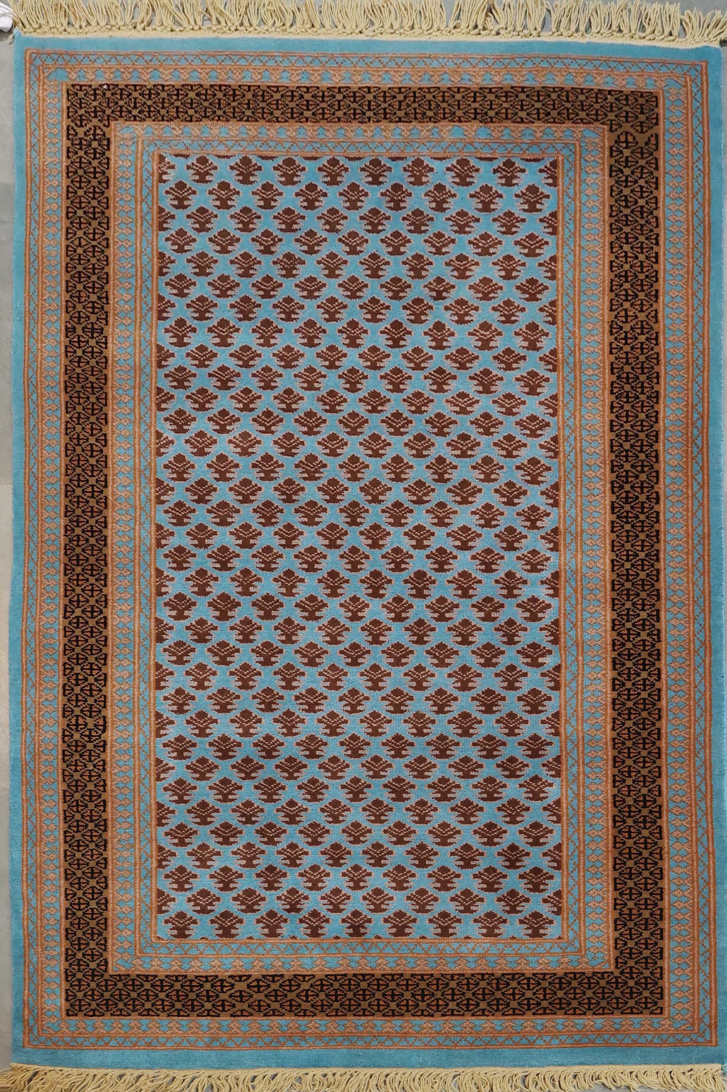 4 ft X 6 ft Wool, Cotton Carpet-image-3