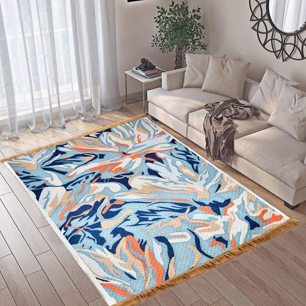 flipkart perfect homes 5 ft X 7 ft Blended, Polyester, Viscose Carpet-picture-23