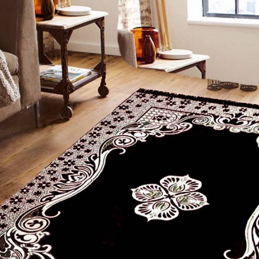 the fresh livery Black, White Cotton Dhurrie-picture-42