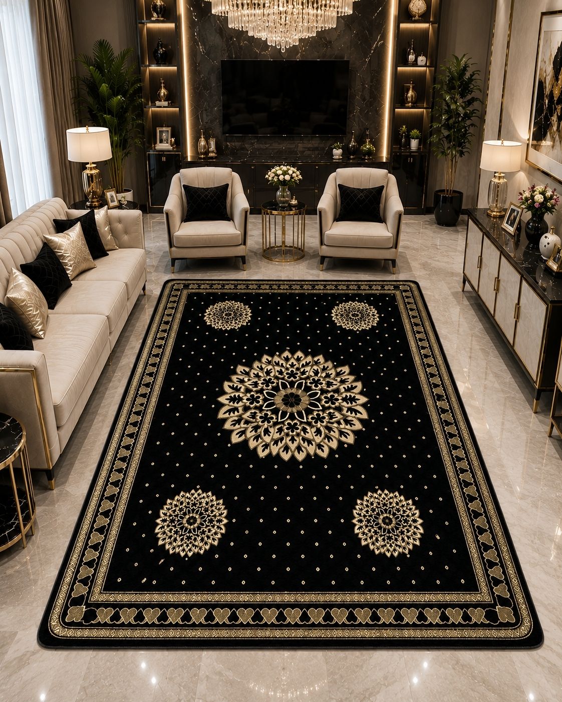 cady 5 ft X 7 ft Cotton Carpet-picture-42