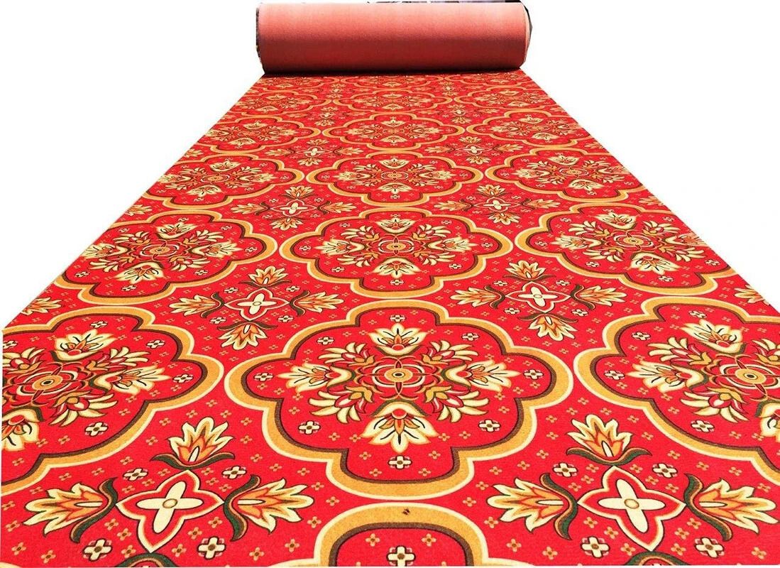 acarpet Red, Multicolor Synthetic Carpet-picture-13