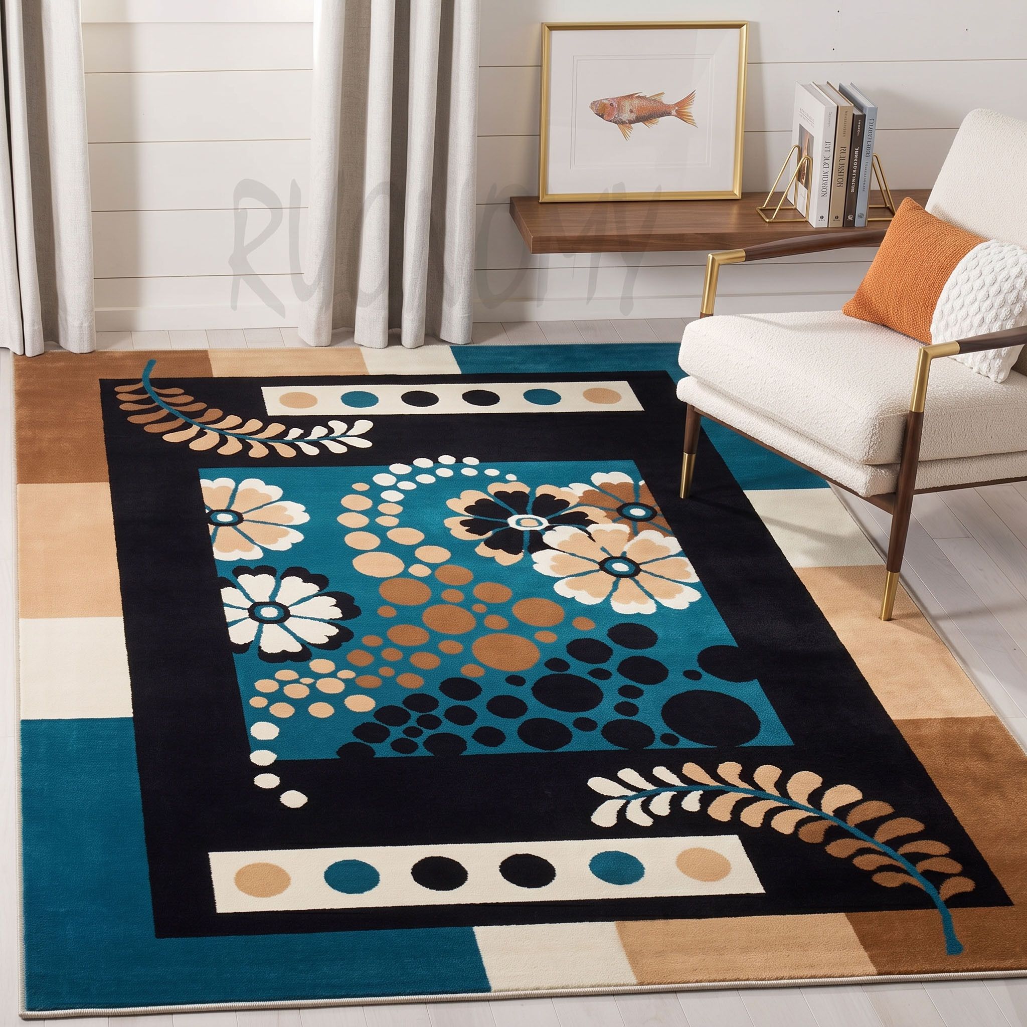 rugnomy 5 ft X 7 ft Acrylic Carpet-picture-29
