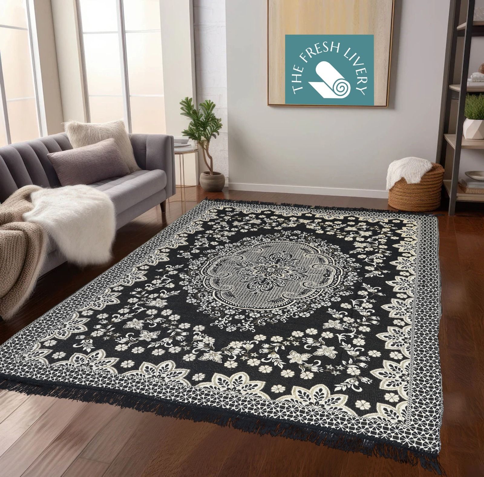 the fresh livery Black Cotton Carpet-picture-28