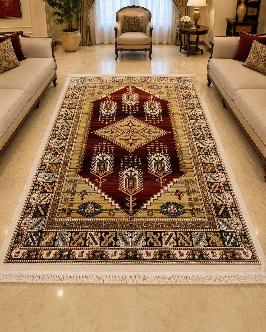 6 ft X 9 ft Velvet Carpet-image-38