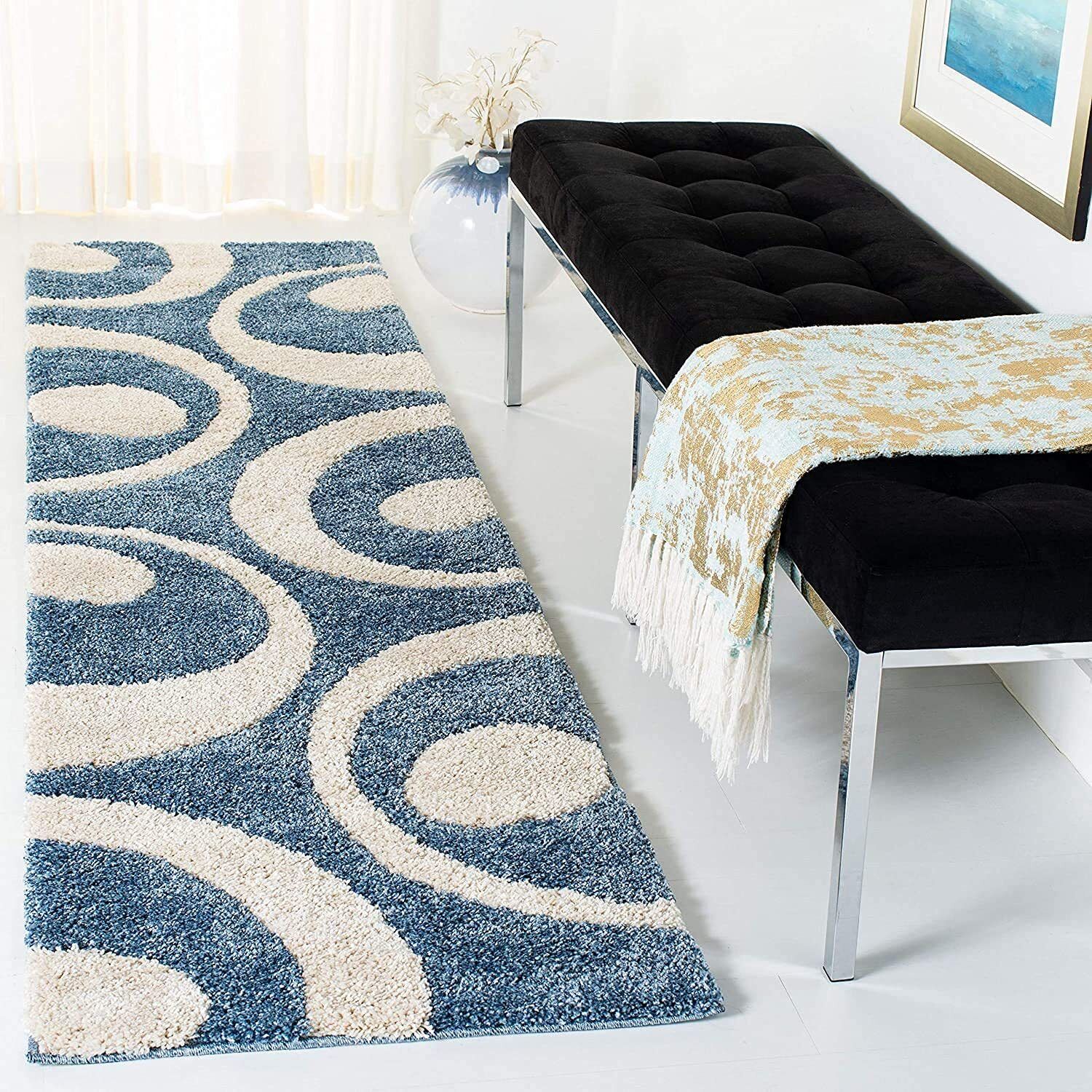 affocarpet 45.96 cm X 152.4 cm Blended Area Rug-picture-47