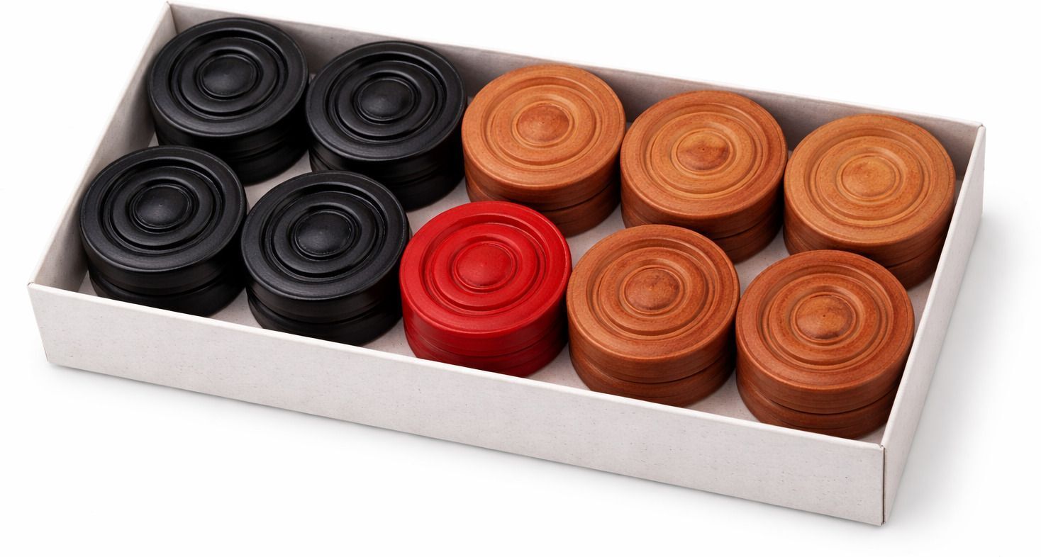 Royal Industries Carrom pawns wooden Export Quality Carrom Pawns-image-47