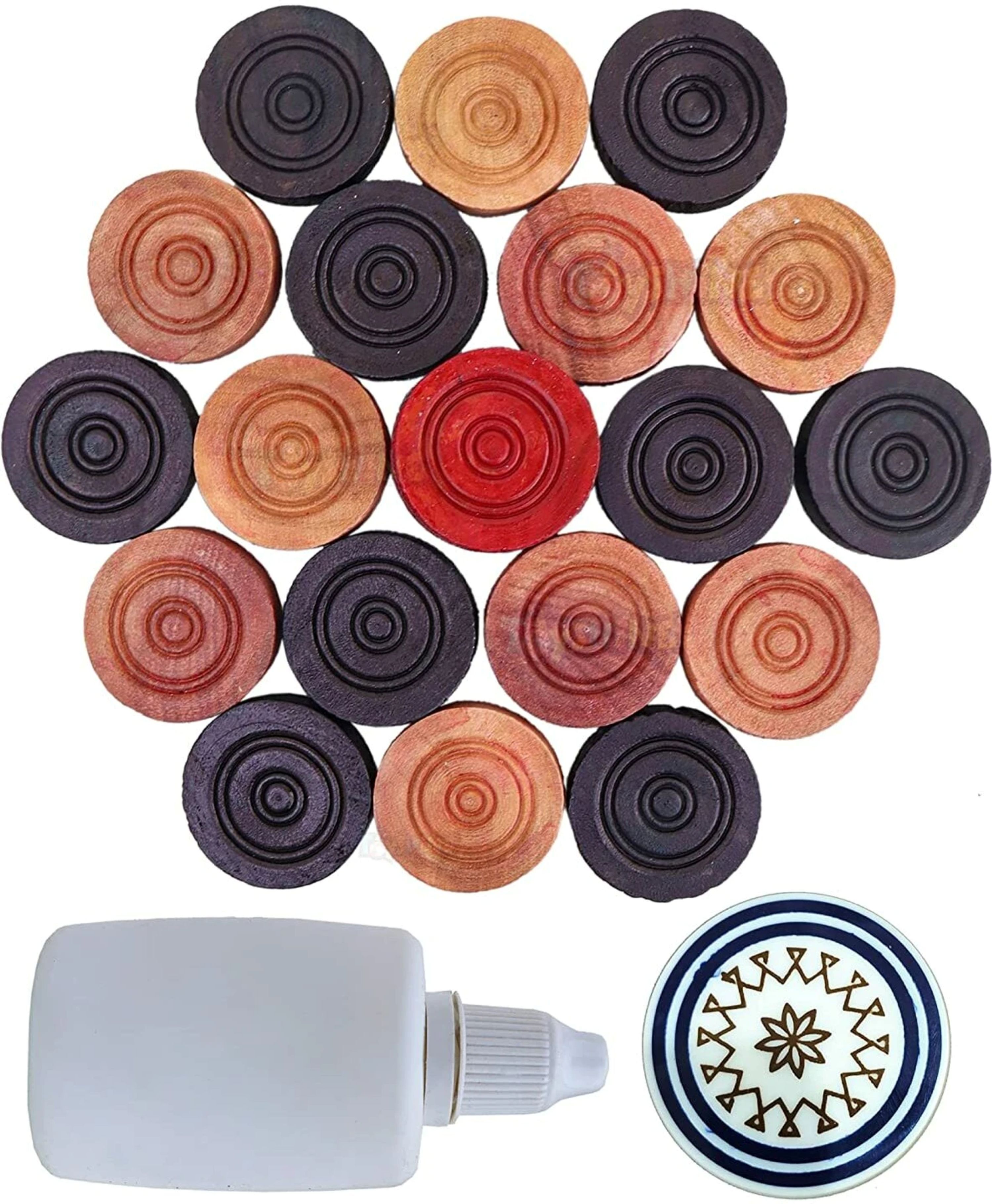 Carrom Coins Pawns Goti Set Carrom Pawns-image-2