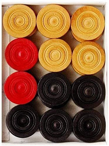 ved Carrom Board Coins Pieces Carrom Pawns-picture-1