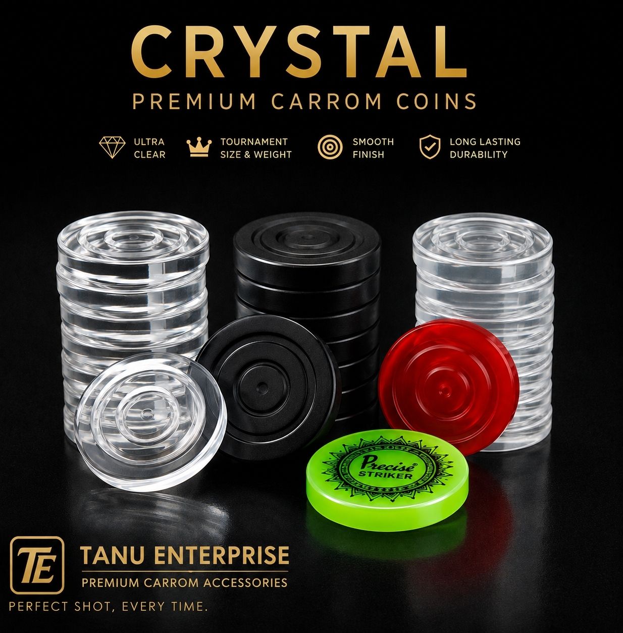 tanu enterprise 01 Carrom Pawns-picture-27