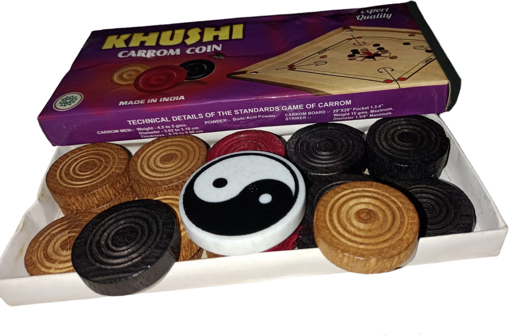 dulter CARROM COIN 20 Carrom Pawns-picture-21
